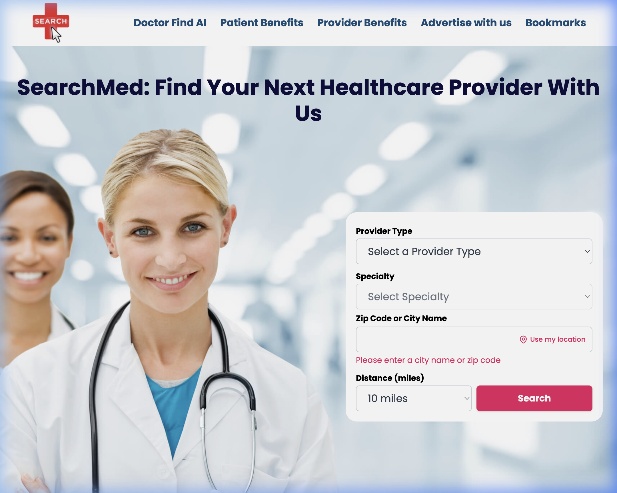 SearchMed — Provider Search